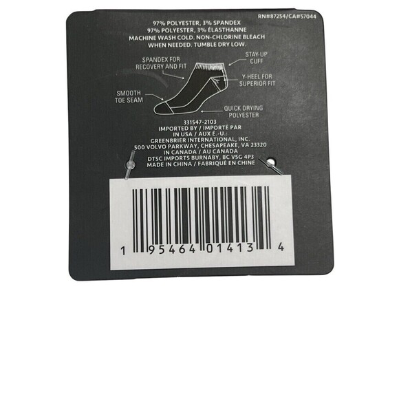 New Pro Player Womens White No Show Socks 2 Sets of 2 (4 Pair total) Sz 4-10 - Picture 3 of 4